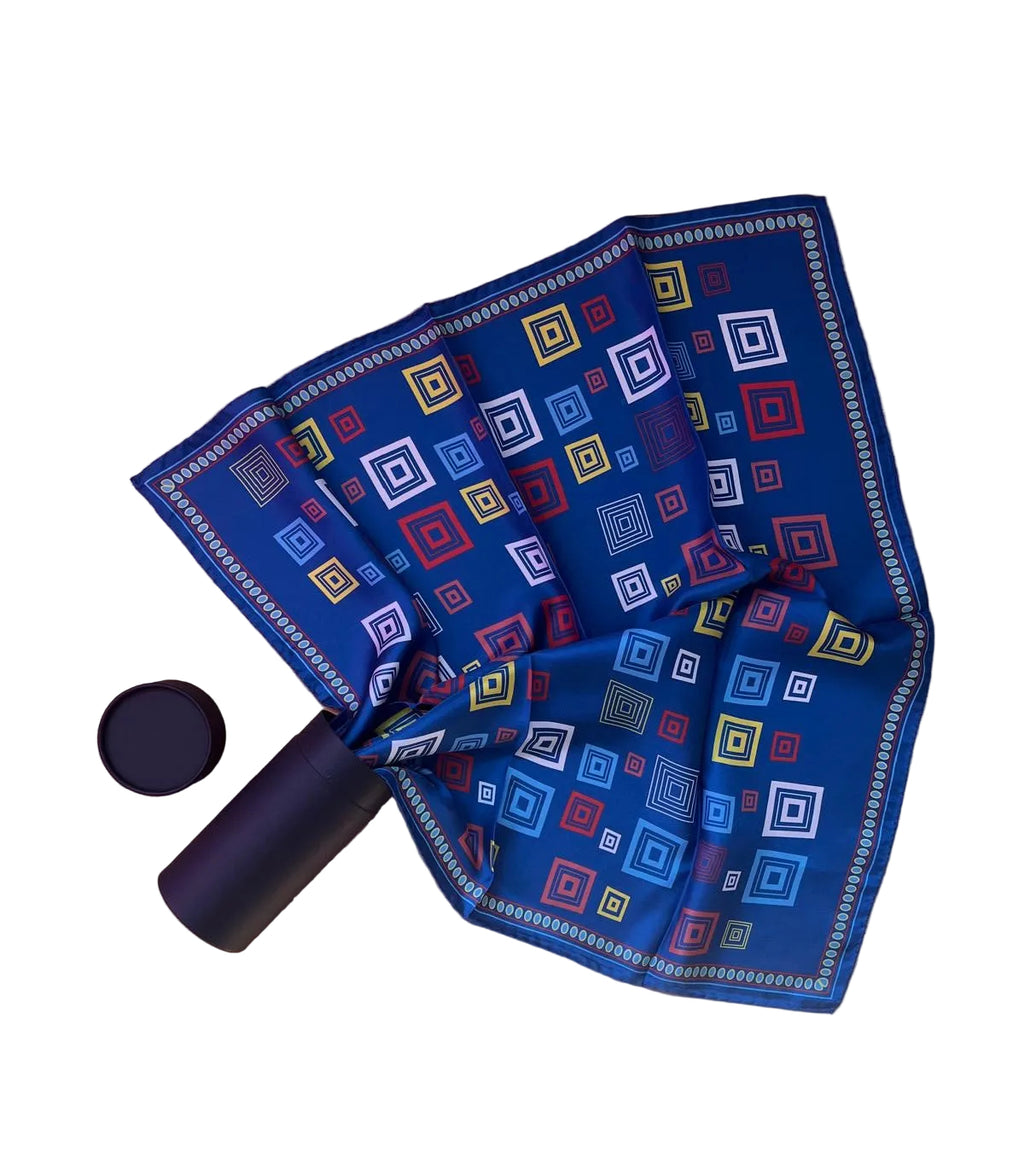 Foulard · Pantheon · colore blu