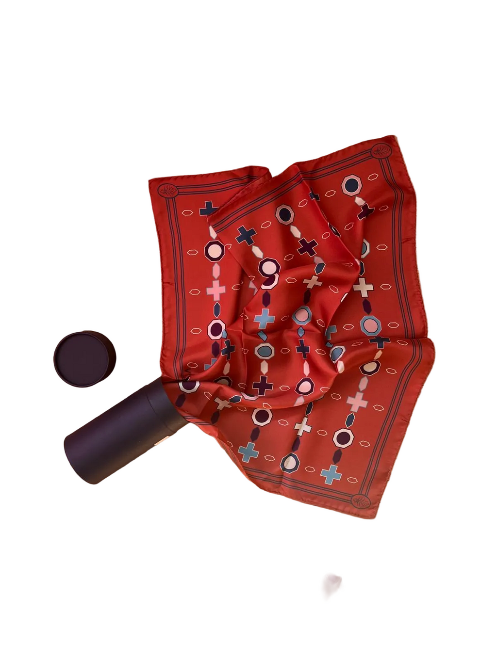 Foulard · Borromini · San Carlo alle Quattro Fontane · colore mattone